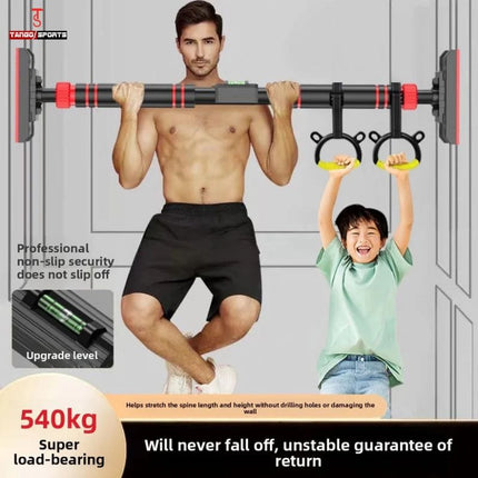 Heavy Duty Horizontal Exercise ChinupBar & Pull Up Bar with 540kg Load Capacity | Full Body Workout Tool