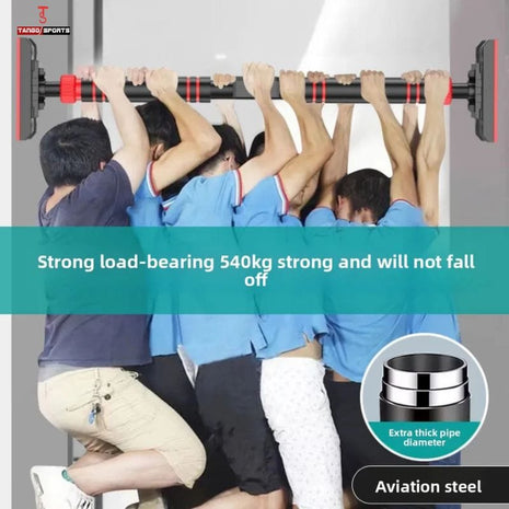 Heavy Duty Horizontal Exercise ChinupBar & Pull Up Bar with 490kg Load Capacity | Full Body Workout Tool