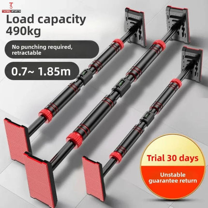 Heavy Duty Horizontal Exercise ChinupBar & Pull Up Bar with 540kg Load Capacity | Full Body Workout Tool