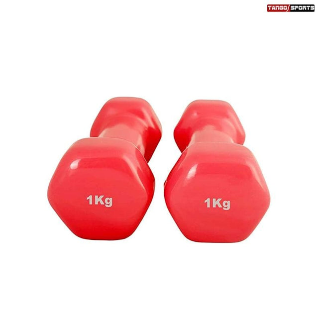 Imported Vinyl Coated Dumbbells 0.5kg to 1.5kg - Pair