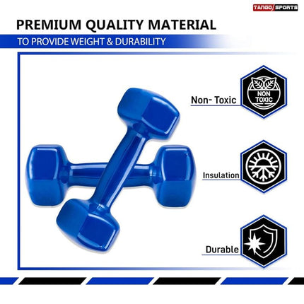 Imported Vinyl Coated Dumbbells 0.5kg to 1.5kg - Pair