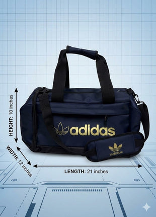 Ads Trefoil Duffel bag 22 Inch - Blue