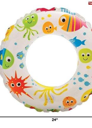 Intex Lively Print Swim Ring 20Inch - 59230