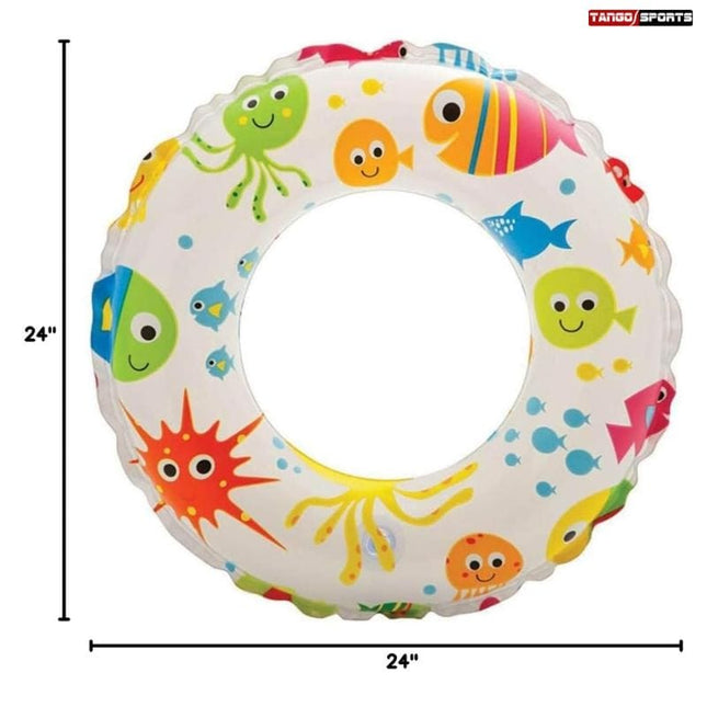 Intex Lively Print Swim Ring 20Inch - 59230