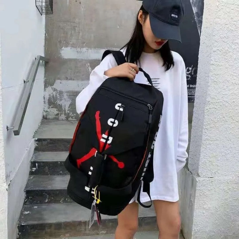 Jordan 2 in 1 Backpack & Duffel Bag - Black