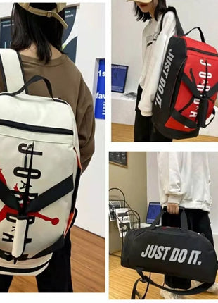 Jordan 2 in 1 Backpack & Duffel Bag - Black