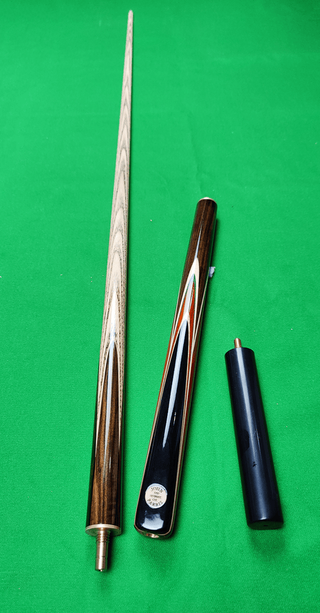 John Paris Snooker Cue 3 Pieces/Short Handle - Black