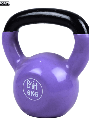 Kettlebells Vinyl Coated 2 to 20 KG Single Piece