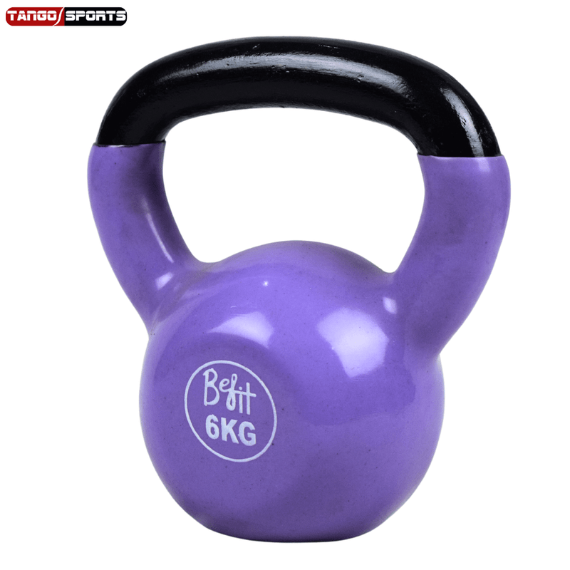 Kettlebells Vinyl Coated 2 to 20 KG Single Piece