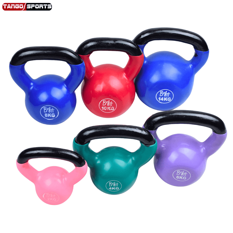 Kettlebells Vinyl Coated 2 to 20 KG Single Piece