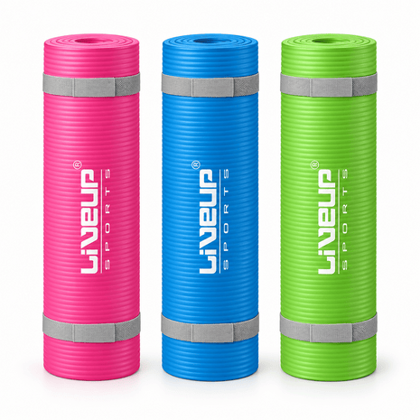 Liveup NBR Yoga Mat 12mm – Non-Slip Exercise &amp; Fitness Mat