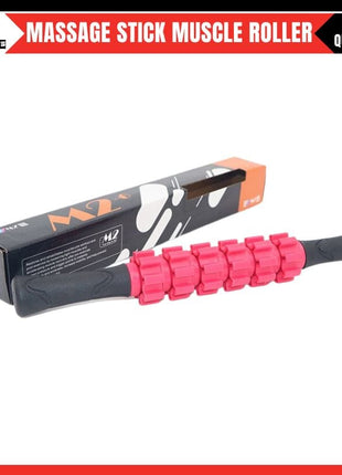Massage Stick Muscle Roller for Athletes | Anti-Slip Grip, Portable Noiseless Massage Tool for Legs, Back & Arms