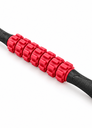 Massage Stick Muscle Roller for Athletes | Anti-Slip Grip, Portable Noiseless Massage Tool for Legs, Back & Arms