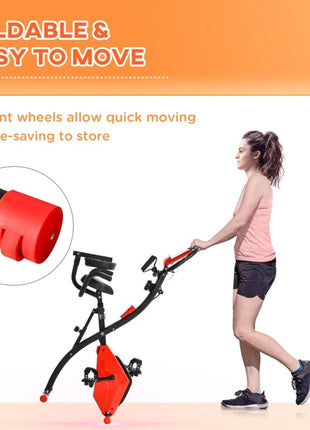 2-in-1 Foldable Exercise X Bike
