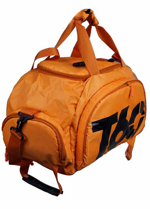 T60 Backpack 2 in 1 with Shoe Compartment - Orange