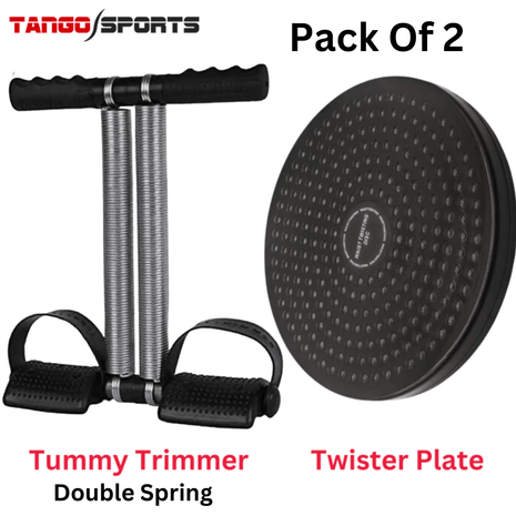 Tummy Trimmer Single, Double Spring & Twister Plate Disc For Home Gym