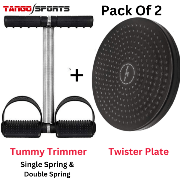 Tummy Trimmer Single, Double Spring & Twister Plate Disc For Home Gym