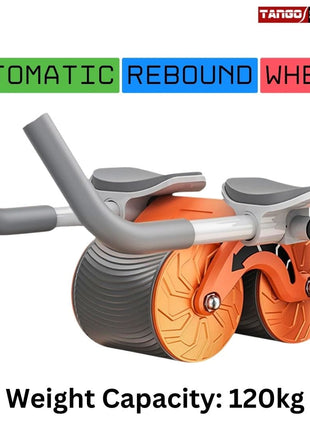 Pack of 3 - Automatic Ab Wheel Roller, Pushup board & Hand Grip 5-100kg