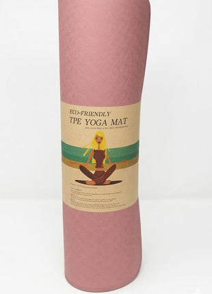 Yoga Exercise Mat - TPE Material 8mm Double Color Orange