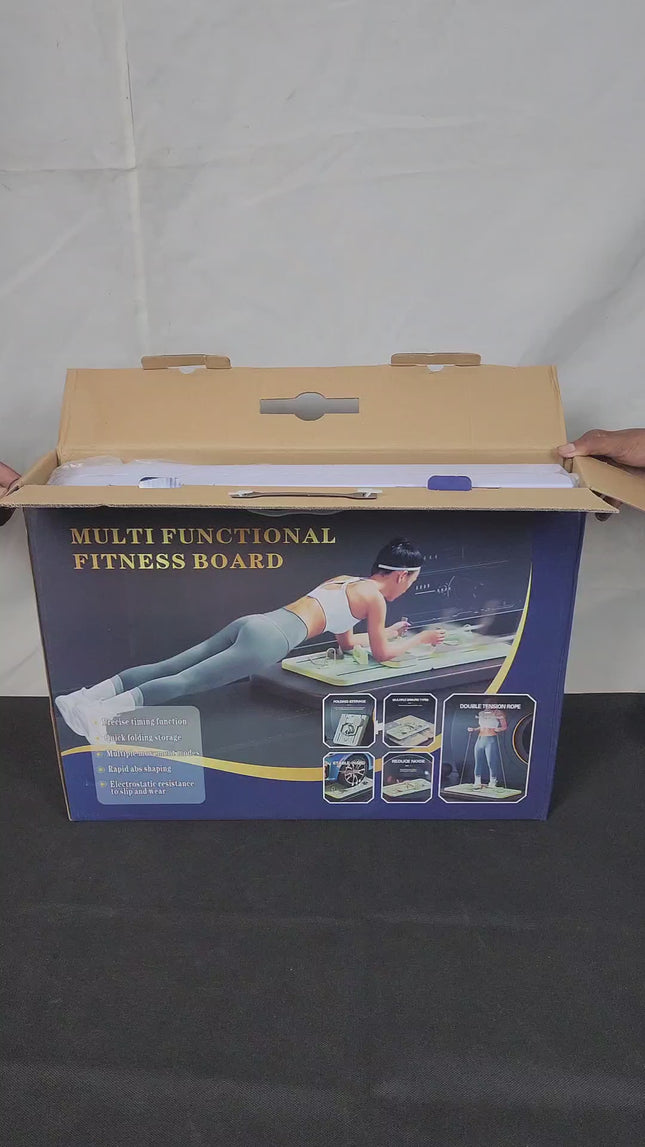 Multifunctional Pilates Board Abdominal Exercise Pushup Board 8IN1 - Automatic Rebound Full-Body Workout Machine for Men & Women