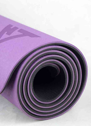 Yoga Exercise Mat - TPE Material 6mm Double Color Purple