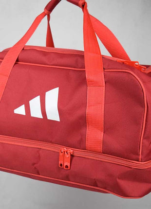 Ads Tiro League Duffle Bag With Shoe Compartment - Full Red