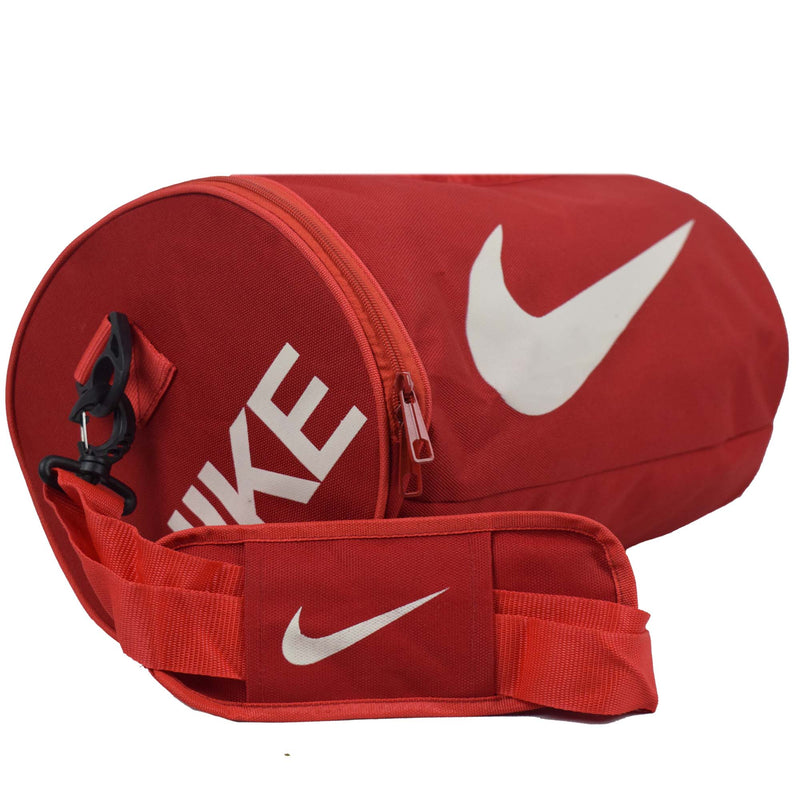 NK Duffle Bag 18 Inches With Shoes Compartment, Gym Bag , Travel Bag- Red and Black