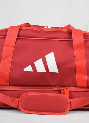 Ads Tiro League Duffle Bag With Shoe Compartment - Full Red