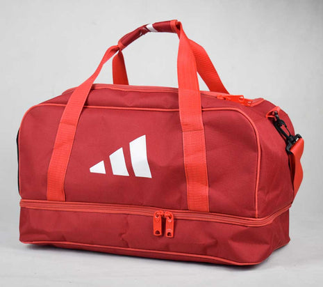 Ads Tiro League Duffle Bag With Shoe Compartment - Full Red