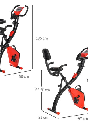 2-in-1 Foldable Exercise X Bike