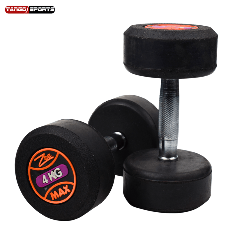 Rubber Coated Dumbbells 1KG TO 20KG - PACK OF 2