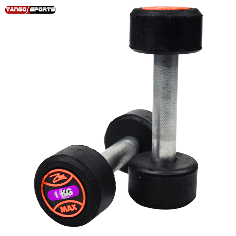 Rubber Coated Dumbbells 1KG TO 20KG - PACK OF 2