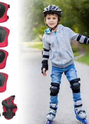 Adjustable Roller Skates Kits with Helmet And Protective Gear, Double-Row Skates Set for Beginners