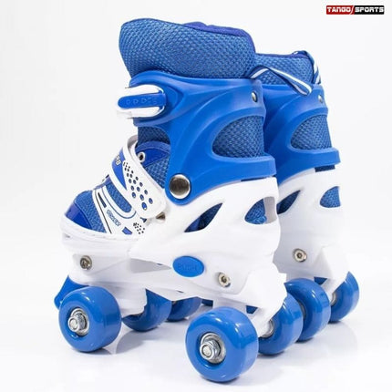 Power Superb Adjustable Roller Skate Shoes 2-Rows 4-Wheels - 2 Colors