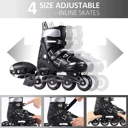 Skate Shoes Power Superb Adjustable Roller - 4 Wheeler