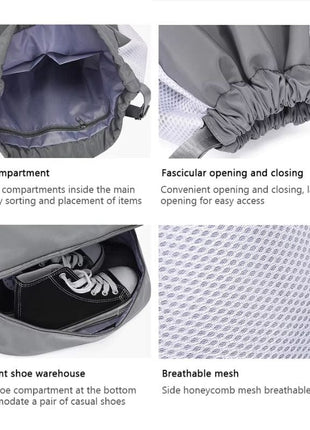 Fitness Bag Waterproof Sports Gym Backpack For Yoga, Swimming & Travel