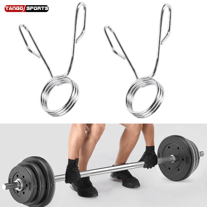 Barbell Spring Collars 1 Pair 2inch / 50mm Barbell Lock Dumbbell Spinlocks