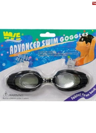 Adjustable Swimming Goggles with Earplugs Nose Clip