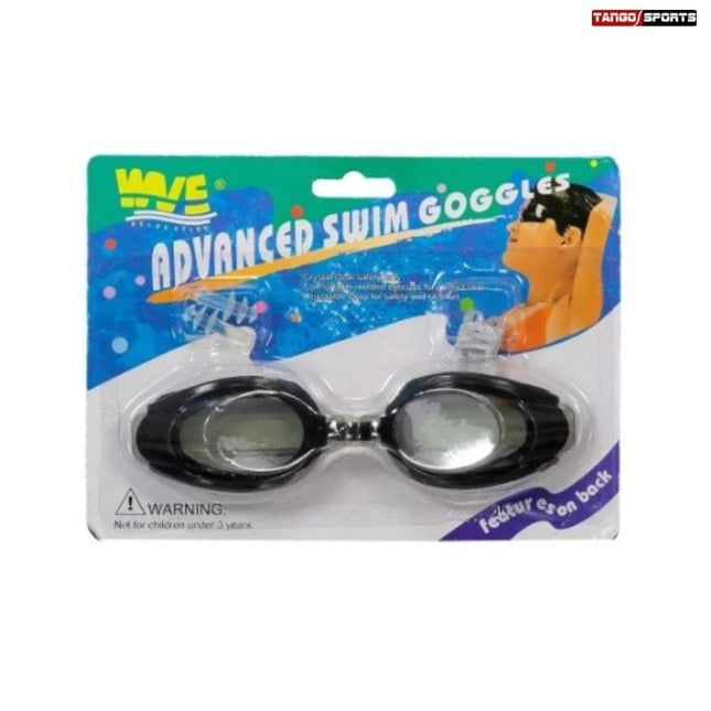 Adjustable Swimming Goggles with Earplugs Nose Clip