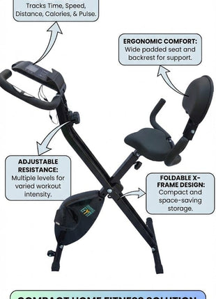 X Fit Bike - 120kg Weight Capacity - Digital Meter