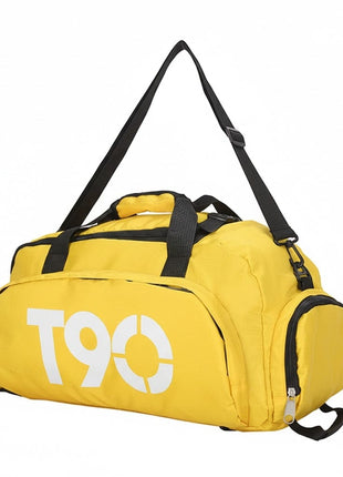 T90 Backpack 2 in 1 with Shoe Compartment - Yellow