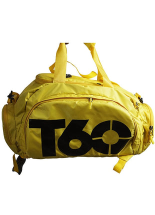 T60 Backpack 2 in 1 with Shoe Compartment - Yellow