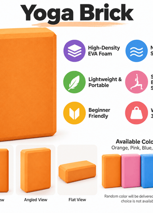 Yoga Brick EVA - Multicolors