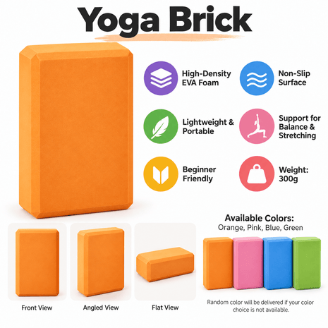 Yoga Brick EVA - Multicolors