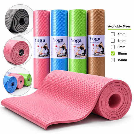 10mm Yoga Mat Anti Slip Yoga Mat