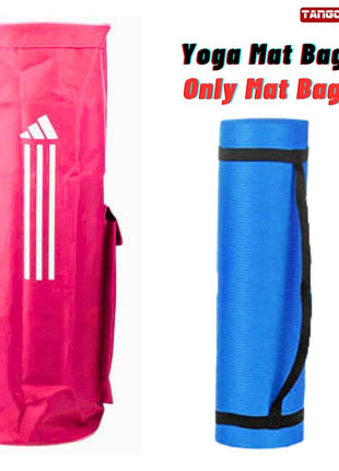 Pack of 5 - Yoga mat bag, 4mm Yoga Mat, Rubber Tummy Trimmer , 2 Yoga Bricks Block and 100cm Yoga Gym Ball