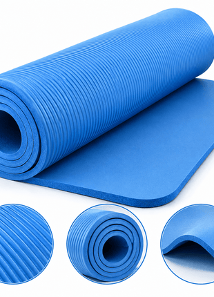 Yoga Exercise Mat 10mm Anti Slip NBR Material Imported