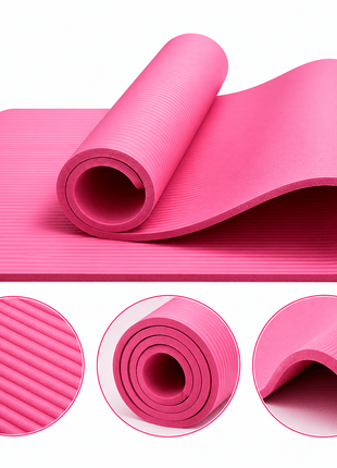 Yoga Exercise Mat 10mm Anti Slip NBR Material Imported