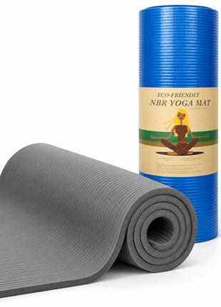 Yoga Exercise Mat 15mm Anti Slip NBR Material Imported