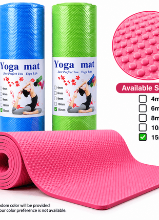15mm Yoga Mat Anti Slip Yoga Mat